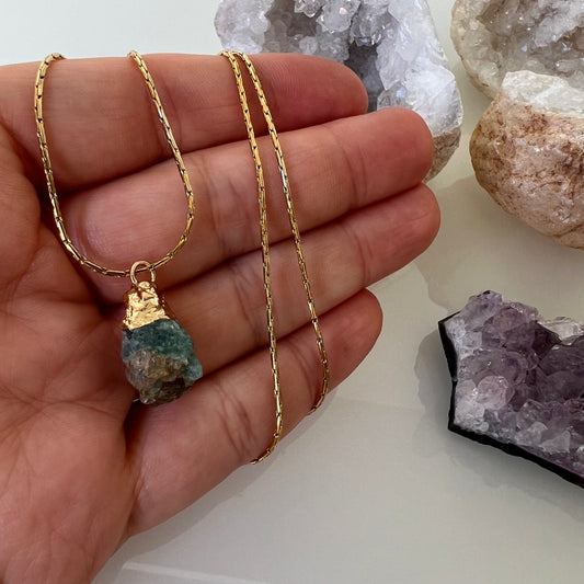 Amazonite ketting.