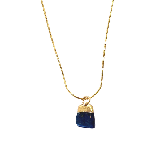 Lapis lazuli necklace.