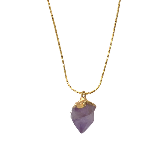 Amethyst ketting.