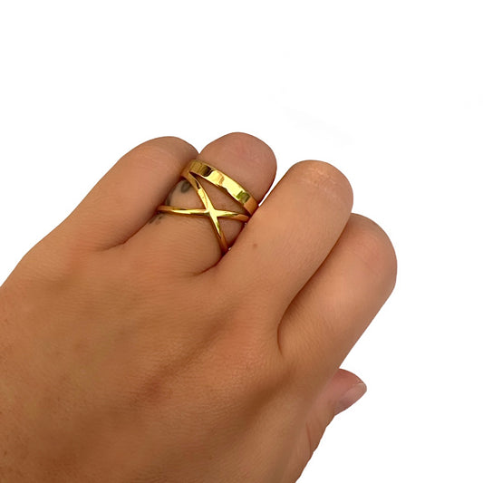 Xl ring gold.