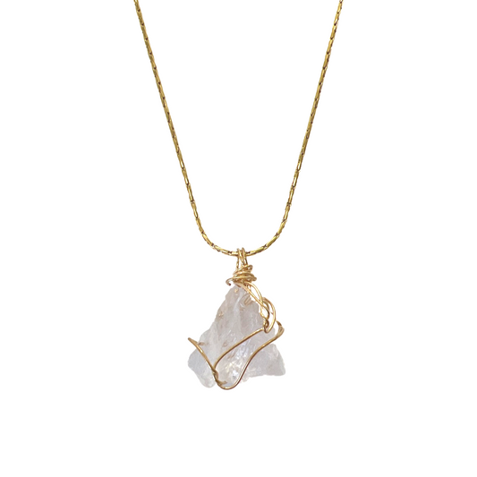 Rock crystal ketting.